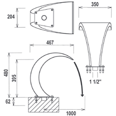 Водоспад Flexinox Bali Mini для солоної води  фото №2