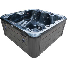 СПА-басейн Aquajoy Riviera (200х200х90 см), темний опал, з динаміками та LED-підсвічуванням фото