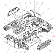 Комплект бічних ущільнень для корпусу робота-пилососа Wybotics WY350 (B.WY3051.09.002) фото