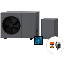 Інверторний тепловий насос для дому Aquajoy Comfort 7 (7 кВт), циркуляційний насос + триходовий клапан фото