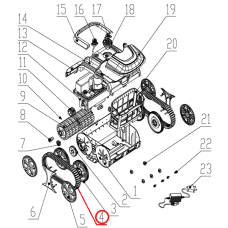 Ремінь до пилососа Wybotics WY200, (Belt №4/WY200) фото