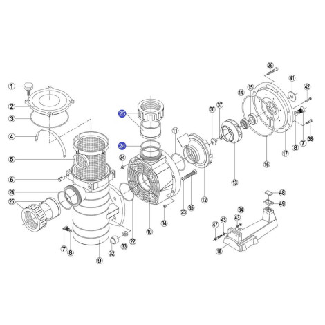 Муфта насоса Kripsol KAN - RPUM2425.02R/RBH0015.03R, 110 мм  фото №2