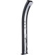 Душ сонячний Aquaviva Hybride Dada Curve алюмінієвий з мийкою для ніг, антрацит DS-D363NX, 40 л  фото №1