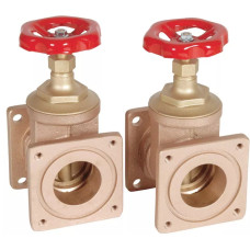 Комплект засувок із фланцевим з'єднанням Fitstar 8170050 для протитечії Junior-Compact фото