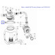 Гвинт з гайкою M6*50 хомута Emaux для ST 89010119  фото №2