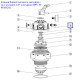 Клапан Emaux високого тиску з ущ. кільцем 1.0 "для крана MPV-06 89281202  фото №2