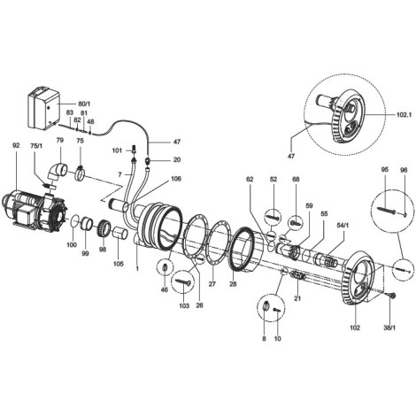 Закладна частина під протитечію Speck BADU Jet Smart  фото №2
