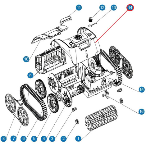 Кабель живлення для Wybotics С1/C1 Pro (S.WY3312Pro.14.005) фото