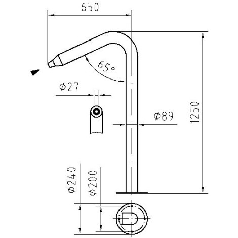 Водяна гармата Fitstar 9741020 (з круглим соплом), з насосом та сіткою з арматурою DIN  фото №2