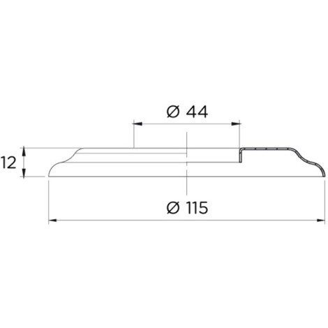 Декоративний фланець для сходів Flexinox, AISI 316 (2 шт.)  фото №2