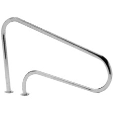 Поручень для басейну Golfinho E5118 зі збільшеним вильотом, AISI-316 фото