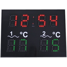 Цифровий дисплей Golfinho E5143 (час, температура у басейні), 100x70x4 см фото