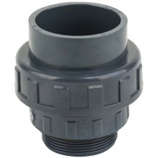 Муфта ПВХ Kripsol EHM20 50.C розбірна, із зовнішньою різьбою d50х1-1/2" фото