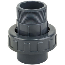 Муфта ПВХ Kripsol EHM30 50.C розбірна, із зовнішньою різьбою d50х1-1/2" фото