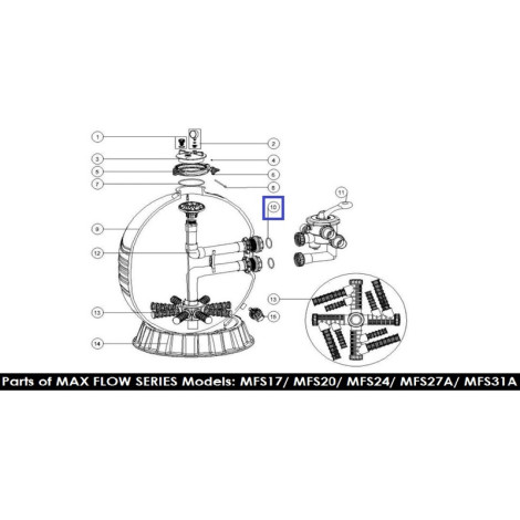 Ущільнююче кільце муфти Emaux (02011003)  фото №2