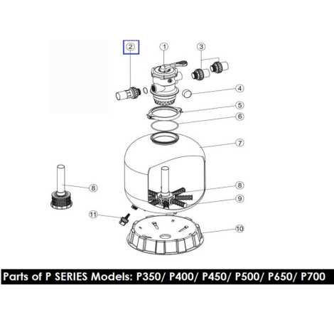Муфта розбірна D 50 мм зі склом Emaux 89280101  фото №2