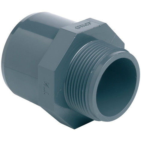 Муфта ПВХ Effast RGRAMG020B перехідна, із зовнішньою різьбою d20x25x1/2" фото