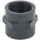 Муфта ПВХ Era US01163х2", з внутрішньою різьбою d63х2"  фото №1