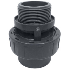 Муфта ПВХ Era UU00250 розбірна із зовнішньою різьбою, d50х1-1/2" фото