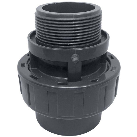 Муфта ПВХ Era UU00250 розбірна із зовнішньою різьбою, d50х1-1/2" фото