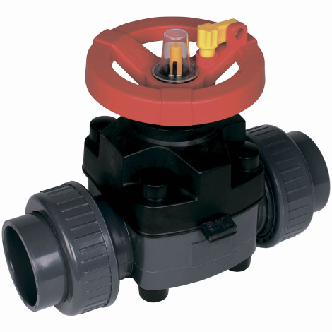 Мембранний вентиль Praher T4 з муфтовим закінченням, d40 мм фото