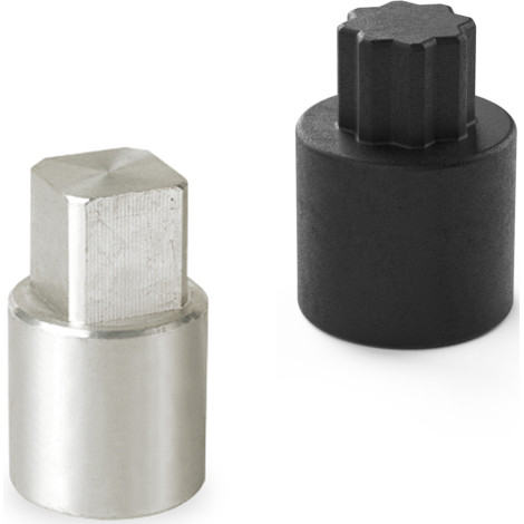 Перехідник під привід для кульового крана ПВХ Hidroten 1011062, d32 мм фото