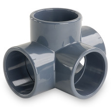 Трійник ПВХ Hidroten 4V, 1001304, з додатковим відведенням, d50 мм фото