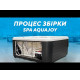 СПА-басейн Aquajoy Lagoon Air (195х82 см), Сріблясто-білий мармур  фото №2
