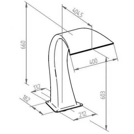 Водоспад FitStar Wave Mini (603x400 мм) з насосом 0.5 кВт, для морської води  фото №2