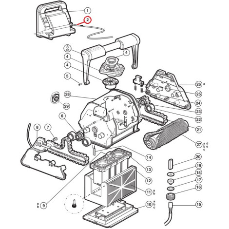 Кабель для пилососа Hayward TigerShark 30.5 м, (RCX50110)  фото №2
