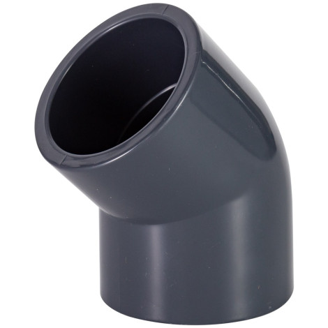 Коліно ПВХ Aquaviva 45°/32 мм фото