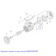 Кришка задня ел. двиг насоса KA/KAP 250-450 (MEC-90) 7304.A/RBM1020.42R/RMOT0002.04R  фото №2