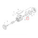 Кришка задня ел. двигуна насоса (MEC 71) M3 (RMOT0002.02R/RBM1020.23R)  фото №2