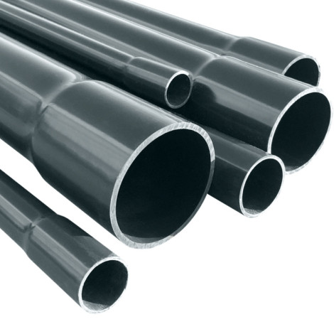 Труба ПВХ (PVC-U) напірна клейова Lareter PN25 d50 мм, без розтруба, 6 м фото