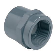 Муфта ПВХ Effast RGRMAG025С перехідна з внутрішньою різьбою, d25x3/4" фото