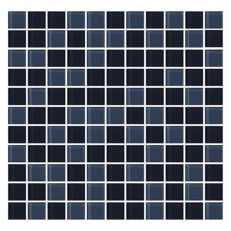 Мозаїка скляна Aquaviva Сristall Black/Gray фото