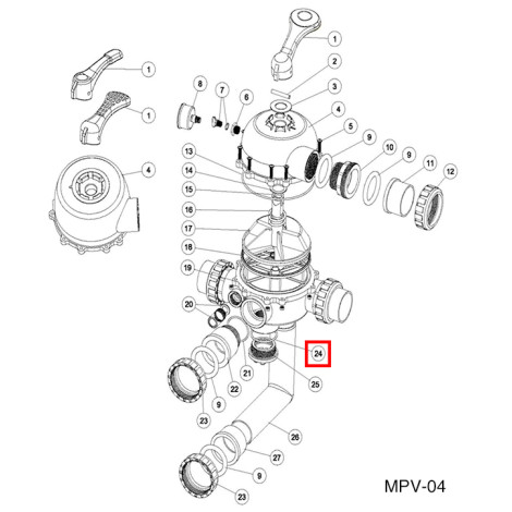 Ущільнювальне кільце для заглушки Emaux MPV-04 (2020017) фото