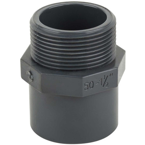 Муфта ПВХ Kripsol MR30 40.C редукційна, із зовнішньою різьбою d32-40х1-1/4" фото