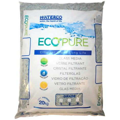 Пісок скляний Waterco EcoPure 0.5-1.0 мм (20 кг) фото