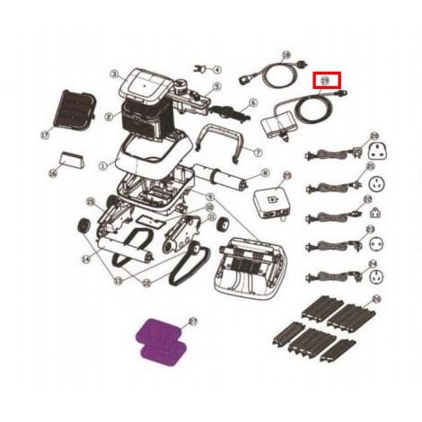 Плаваючий кабель для Aquaviva 7310 Black Pearl (33290)  фото №2