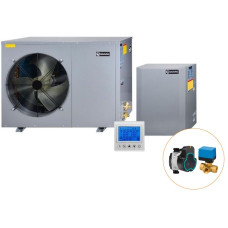 Інверторний тепловий насос для дому Aquaviva AVH10SPV (10.25 кВт), циркуляційний насос + триходовий клапан фото