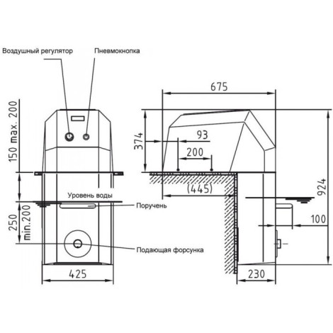 Протитечія навісна Fitstar 7805090 (63 м3/год, 1 форсунка, 380 В)  фото №2