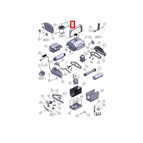 Ручка пилососу Aquabot Bravo AS1043100  фото №2