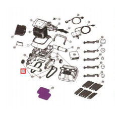 Збірна циліндрична трубка редуктора для Aquaviva 7310 Black Pearl (71150) фото