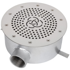 Злив донний Aquaviva AISI 304 (D200) круглий, під бетон/лайнер фото