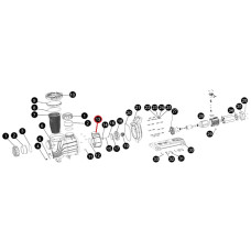 Пластикове кільце дифузора насоса SLP (A09150028 №13) фото