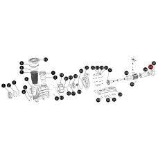 Кришка вентилятора для насоса Aquaviva SLP300-400 (B17010056 №47) фото