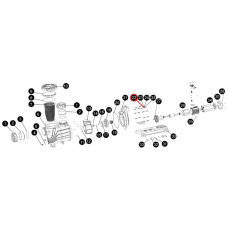 Сальник для насосів Aquaviva SEQ WEQ SLP WLP, (F01350005 №22) фото