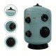 Пісочний фільтр Gemas Turbidron Bobbin Norm Plus PE (32 м³/год, D900)  фото №2