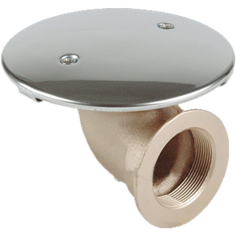 Донний злив Fitstar 2015021, 2", бокове під’єднання, 168 мм, для солоної води фото